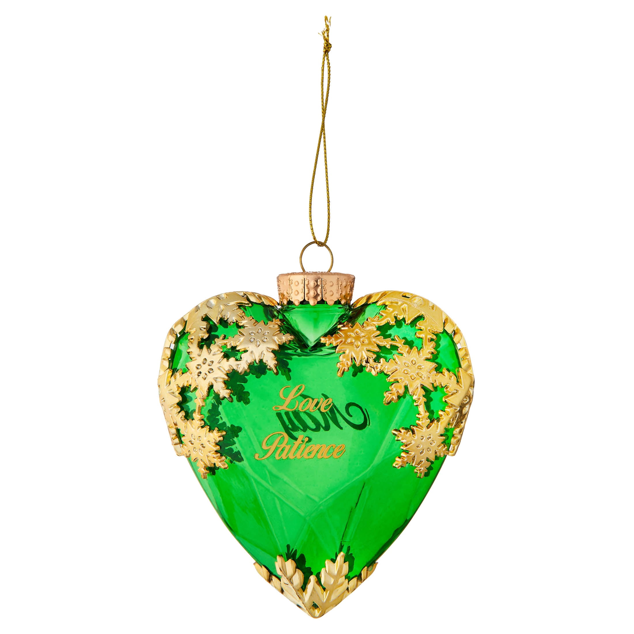 Green and Gold May Birthstone Christmas Ornament, 4.3", by Holiday Time