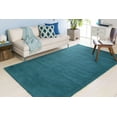 thumbnail image 5 of Hauteloom Minford Wool Living Room, Bedroom Area Rug - Contemporary - High Pile - Teal - 9' x 13', 5 of 13