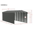 thumbnail image 4 of Arrow 29 x 12 x 9 ft Eggshell Steel Carport With 2 Side Wall Kit, 4 of 15