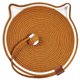 thumbnail image 1 of Alfombra rascadora redonda for gatos de 19 pulgadas, cuerda de algodón natural for sofá, alfombra, sofá, 1 of 8