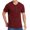 Wine, variant on Xihbxyly Mens Shirts Stretch Classic Tshirts Crew Neck Short Sleeve Quick Dry T Shirt Tops Casual Stylish Solid Loose Fit Mens Dress Shirts Active for Beach