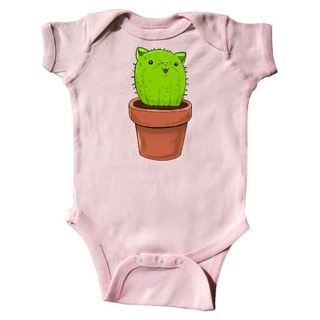 

Inktastic Cute Cat Cactus Gift Baby Boy or Baby Girl Bodysuit