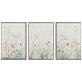 thumbnail image 2 of IDEA4WALL Framed Canvas Wall Art Botanical Floral With Birds Watercolor Illustrations Vivid Botanical Print Minimalism Room Decor Relax/Calm for Living Room, Bedroom, Office - 16"x24"x3 White, 2 of 5