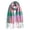 Light Pink, variant on Krdevn Women Color Block Plaid Tassel Scarf, Soft Thick Warm Fringed Woven Shawl for Fall Winter Daily Matching