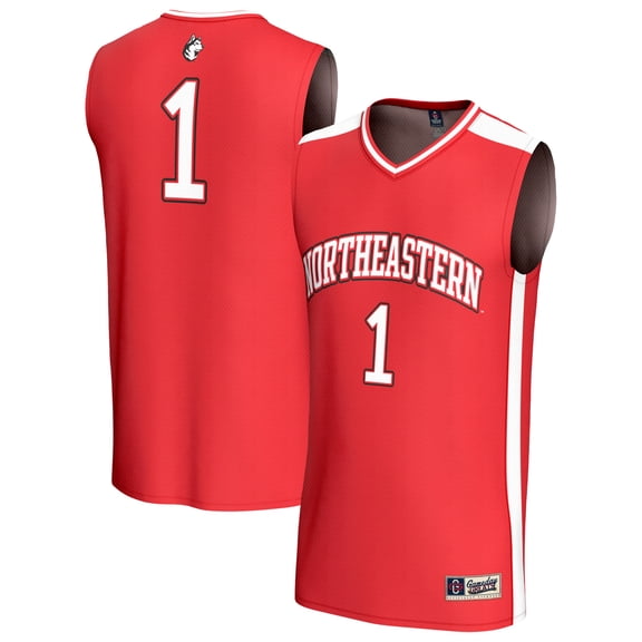 Unisex GameDay Greats  Red #1 Northeastern Huskies Lightweight Collegiate Basketball Fashion Jersey