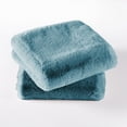thumbnail image 5 of Home Soft Things Heavy Faux Fur 2 Piece Throw Pillow Cover Set - Silver Blue - 20" x 20", 5 of 5