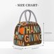 thumbnail image 2 of Fotbe Happy Thanksgiving With Gnome Bolsa de Almuerzo con Estampado, Lonchera Aislada, Contenedor de Comida Reutilizable Tipo Cooler a Prueba de Fugas, 2 of 6