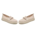thumbnail image 4 of Women Breathable Woven Shoes Comfortable Cute Slip Resistant Skin Friendly for Running Climbing Khaki 38, 4 of 8