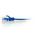 thumbnail image 3 of C2G 6ft Cat6 Ethernet Cable - Slim - Snagless Unshielded (UTP) - Blue - Patch cable - RJ-45 (M) to RJ-45 (M) - 6 ft - UTP - CAT 6 - molded, snagless - blue, 3 of 4