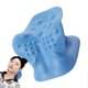 thumbnail image 1 of Cervical Spine Stretcher, Neck and Shoulder Massager, Relaxation Pillow Blue, 1 of 5