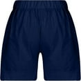 thumbnail image 3 of WILLBEST Pantalones Cortos Casuales de Verano para Mujer, Cintura Elástica, Entrepierna de 18 Cm, Cómodos Conjuntos de Playa con Bolsillos Prácticos para Uso Diario. Chica, 3 of 4