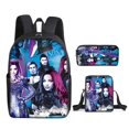 thumbnail image 1 of 2024 New Descendants Backpack Three-Piece Backpack Cartoon Student Backpack Shoulder Bag Pencil Bag, 1 of 2