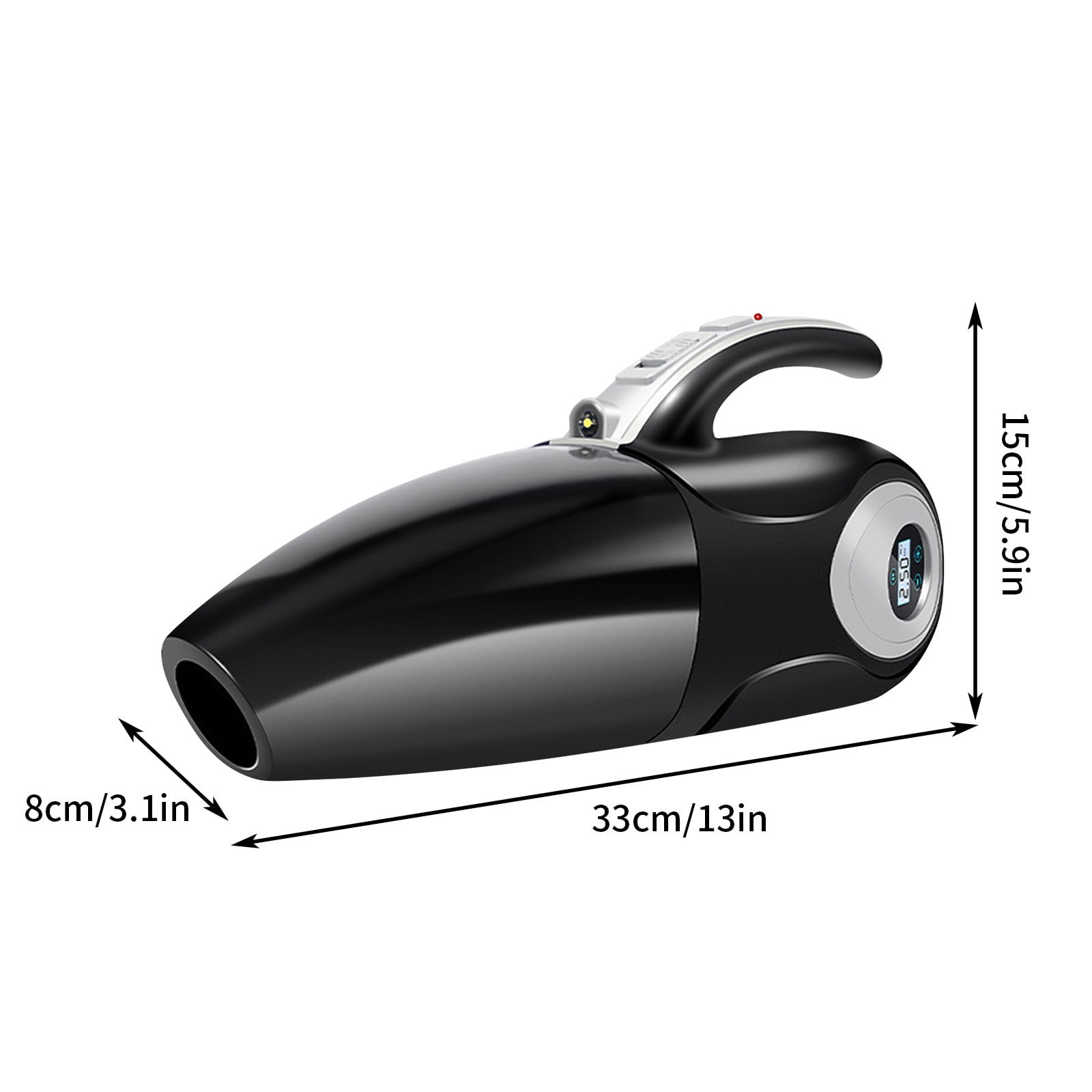 ZFYXGS 4 In 1 Wireless High-power Vacuum Cleaner Wet And Dry Haipa Car Vacuum Cleaner Pump Digital Display