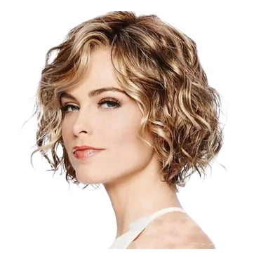 Short Blonde Wigs for Women, Short Natural Hair