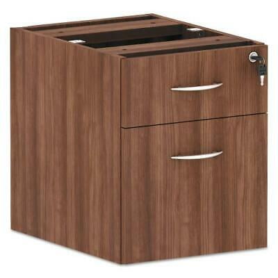 Seville Series Hanging Pedestal - Alera Valencia Series Hanging Box/File Pedestal, 15.63x20.5x19.25, Mod Walnut