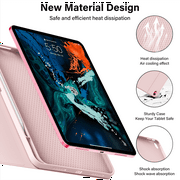 Kenke iPad (A16) 11th Generation 11 inch 2025 Keyboard Case,Case for iPad 10th Generation 10.9 inch 2022 Bluetooth Detachable -with Pencil Holder - Flip Stand Case - Keyboard Case, Pink