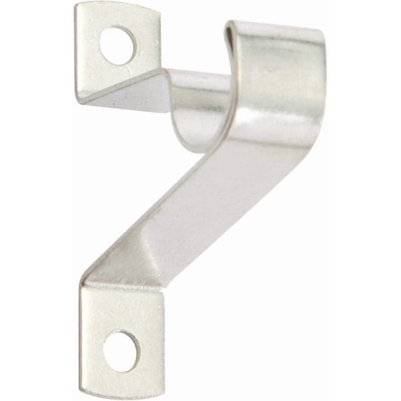 Kenney Silver 7/16 In. Cafe Rod Bracket 2-Pack - 1 Each