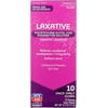 Laxative Powder Packets, Travel Size - 10 Packs Of Single Doses, Polyethylene Glycol 3350, Stool Softner For Constipation Relief