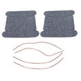thumbnail image 3 of Cesta organizadora de fieltro plegable cesta de almacenamiento para encimera de cosméticos para maquillaje Caddy cuidado facial baño ropa 2 uds ANGGREK Otros, 3 of 8