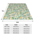 thumbnail image 3 of Pofeuu Rabbit And Chick Print Ultra-Soft Micro Fleece Blanket,for Bed Or Sofa,All Season Throw Blankets Flannel Blanket-50"x40", 3 of 7
