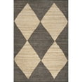 thumbnail image 2 of nuLOOM Pandora Diamond Jute Area Rug, 6', Black, 2 of 9