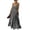 #0428-Gray, variant on Women's Maxi Dresses Sleeveless V Neck Gathered Bust Dresses Beachside Vacations Soft Breathable Loose Casual Dresses Gift