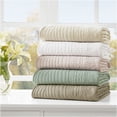 thumbnail image 7 of JERFIT Seafoam Quilted Oversized Throw Blanket with Decorative Scalloped Edges for Couch and Bed, 7 of 7