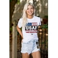 thumbnail image 3 of US Air Force Honor Value USA Flag Men's Graphic T Shirt Tees Brisco Brands L, 3 of 5