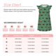 thumbnail image 3 of Fotbe Christmas Dachshund Vestido de Dormir para Niñas de 3 a 10 Años, Mangas Cortas, Estilo Princesa, Pijama Camisón con Mangas Voladas-X-Large, 3 of 6