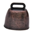 thumbnail image 2 of DOLITY Retro Cow Bell Premium Cow Bell Ringing Tiny Loud Bells Metal Cowbells For Red Bronze Color, 2 of 9