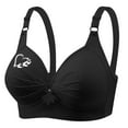 thumbnail image 1 of Women's Printed Plus Size Daily Bra Underwear Without Underwire, 1 of 8