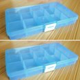 thumbnail image 1 of Utility 5 Colors 15 Grids Jewelry Nail Art Beads Tool Craft Adjustable Organizer Storage Box Case Holder, 1 of 6