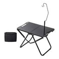 thumbnail image 4 of Mesa de camping plegable, mesa de playa práctica con soporte para luz, de picnic para cocinar con bolsa de transporte para montañismo y jardín., 4 of 8