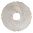 thumbnail image 1 of Hoja de sierra circular, hoja de corte de disco, herramienta de corte de fresado de acero de alta velocidad, 110x1x27x72 dientes VoborMX herramienta, 1 of 8