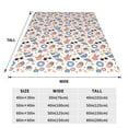 thumbnail image 3 of Honeii 4th Of July1 Print Fleece Blanket - Throw Blanket for Bed, Sofa, Couch, Camping, and Travel , Microplush Ultra Soft Warm Blanket-60"x50", 3 of 7