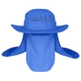 thumbnail image 2 of Sun Cap Fishing Hats, Sun Hat with Face & Neck Flap Cover for Men And Women, Wide Brim Outdoor Hat for Hiking, Fishing, Beach, Gardening, 2 of 2
