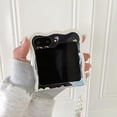 thumbnail image 6 of Case for Samsung Galaxy Z Flip 6 with Chain,Kawaii Floral Pattern Shockproof Protective Cover, Anti-Fall Phone Shell for Girls Women (Heart), 6 of 15