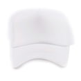 thumbnail image 4 of NYFASHION101 Blank Mesh Adjustable Snapback Cotton 6-Panel Trucker Hat Cap, White, 4 of 5