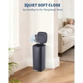 thumbnail image 1 of Kojooin Step Trash Can with Lid, 8 Gallon 30L Stainless Steel Square Garbage Bin with Inner Bucket, 1 of 8
