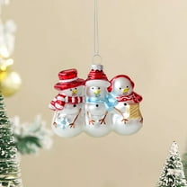 Christmas Ornament, Handcrafted Glass Luggage Stack Decoration Unique Hanging Ornament for Christmas Tree Holiday Party Home Decor 2025