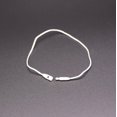 thumbnail image 2 of 500 pcs 7.5-inch White Hang Tag Nylon String Snap Lock Pin Loop Fasteners Hook Ties, 2 of 2