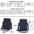 thumbnail image 4 of Touch Screen Phone Crossbody Bag - Dark Blue, 4 of 6