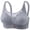 Gray, variant on Y-Sunset T-Shirt Bras for Women Push Up Comfy Support Bra for Work Solid Color Wireless Bra,40B,Green