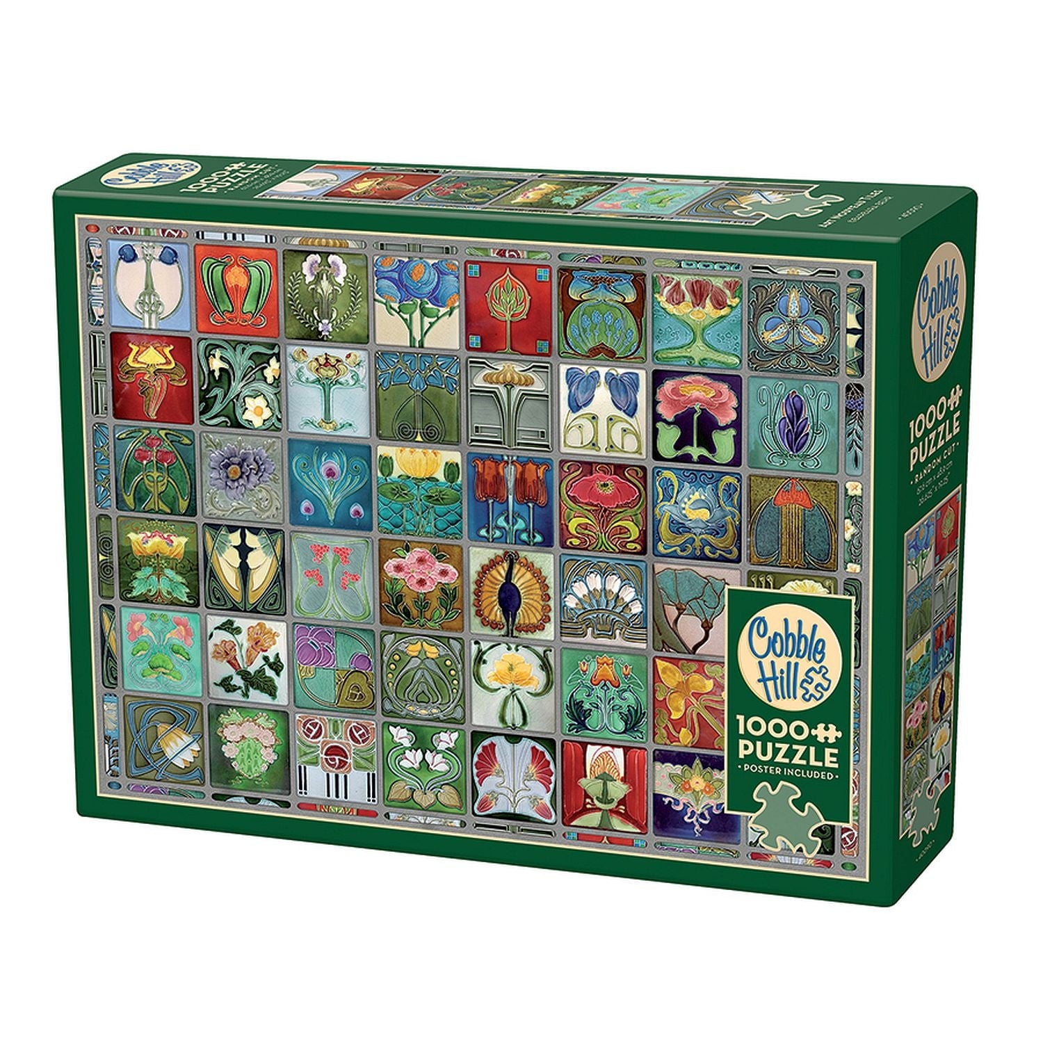 Cobble Hill 1000 Piece Puzzle - Totem Pole In The Mist, Includes Sample Poster For Reference