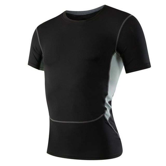 pstuiky Camisas casuales de manga corta para hombre, Camisas deportivas de manga corta con cuello redondo y secado rápido para hombre camisetas de hombre xl
