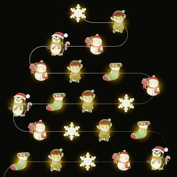 Valery Madelyn 35 LED 13ft String Lights, Fairy Lights Decoration for Independence Day, Mother's Day and Christmas