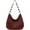 Winered, variant on Women Suede Velvet Shoulder Bag Fall Winter Trendy Vintage Crossbody Tote Bag Stylish Hardware PU Leather Retro Colors