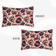 thumbnail image 4 of Fotbe record lips Skull Pillow Cases - Envelope Closure - Luxury, Extra Soft, Cooling Pillow Covers - Wrinkle, Fade, Stain Resistant-16"x24", 4 of 8