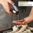 thumbnail image 4 of Small Nuez, abridor de nueces, galleta de nueces de metal para nueces grandes y pequeñas, nueces, almendras, 4 of 5