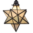 thumbnail image 3 of Meyda Tiffany 173524 Moravian Star 12" Wide Pendant - Brown, 3 of 6